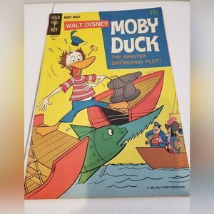 Gold Key Walt Disney Moby Duck Comic Book 1969